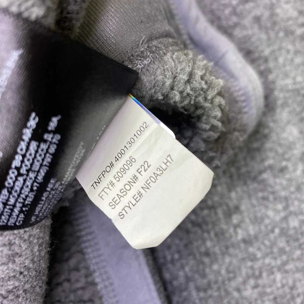 The North Face Mens Gordon Lyons Full Zip Fleece Jacket Grey XXL NF0A3LH7
